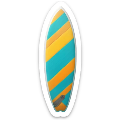 Surf board sticker