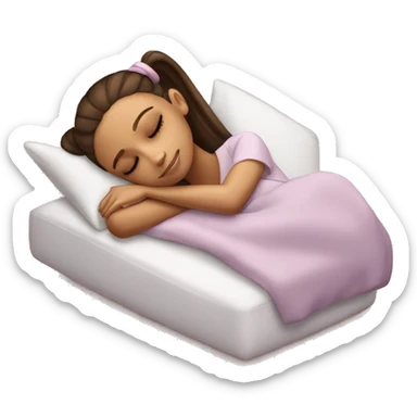 Ariana Grande sleeping sticker