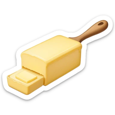 a stick of butter sticker