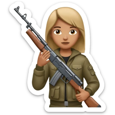 Bana ak 47 turan biri yap sticker