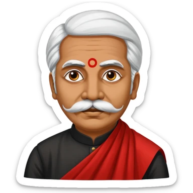 bharathiyar tamil poet sticker