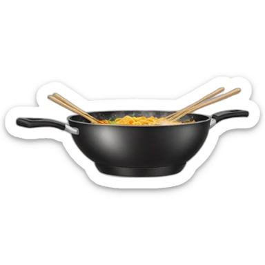 cooking wok sticker