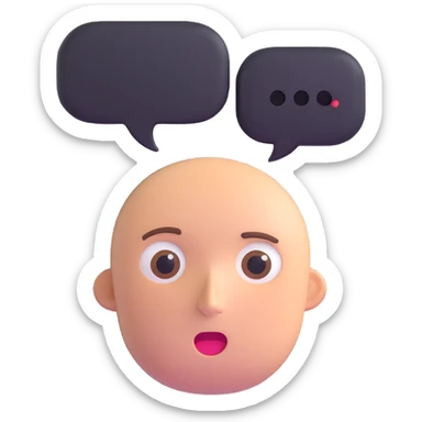 face with a curious expression and a speech bubble saying 'what u doing' sticker