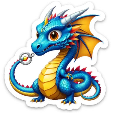 Odd eyes pendulum dragon sticker