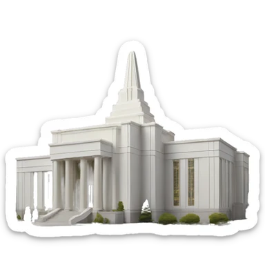 lds rexburg temple  sticker