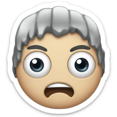 Angry anchovies sticker