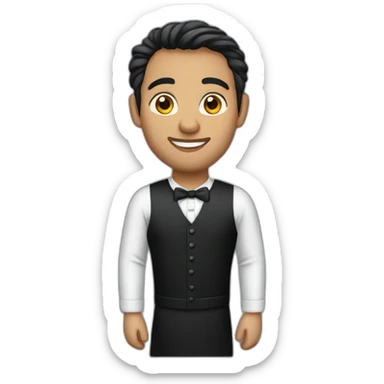 Crispy afghan born waiter sticker