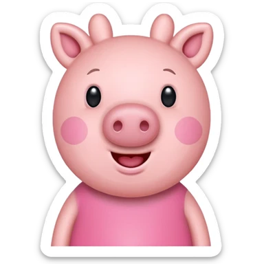 Peppa pig sticker