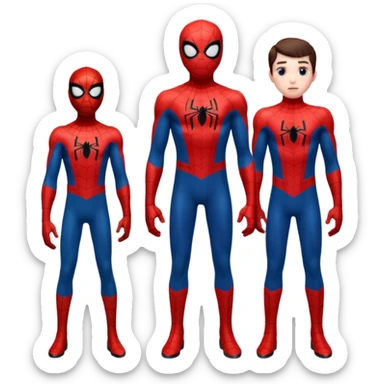minecraft, Enderman,Herobrine spider-man sticker