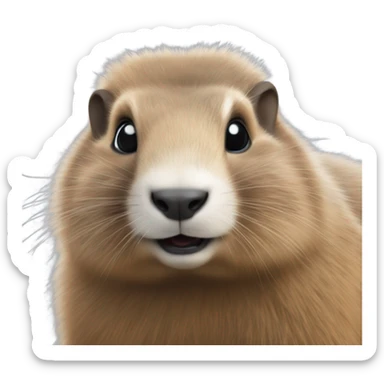 Marmotte sticker