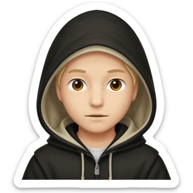 Ahora con capucha  sticker