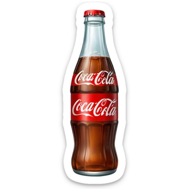 Coca Cola bottle sticker