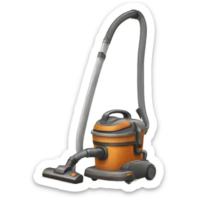 old and rusty vacuum cleaner sticker