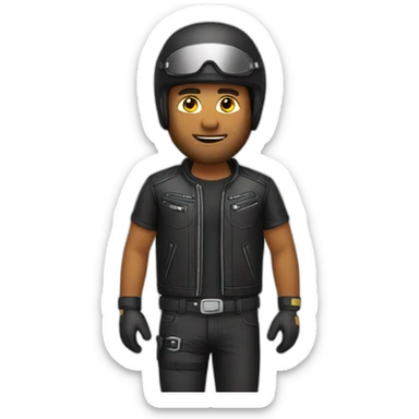 Biker sticker
