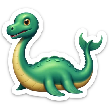 Loc ness monster  sticker