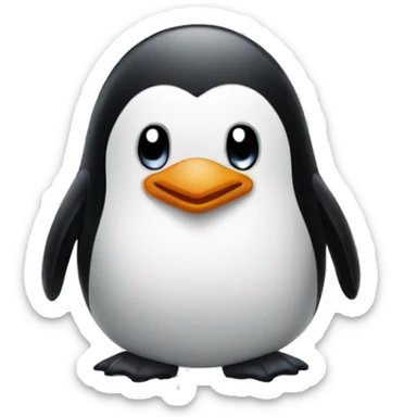 Penguin sticker