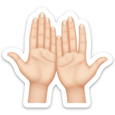 shy awkward fingers sticker