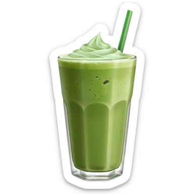Iced Matcha latte sticker