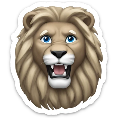 Detroit lions logo sticker