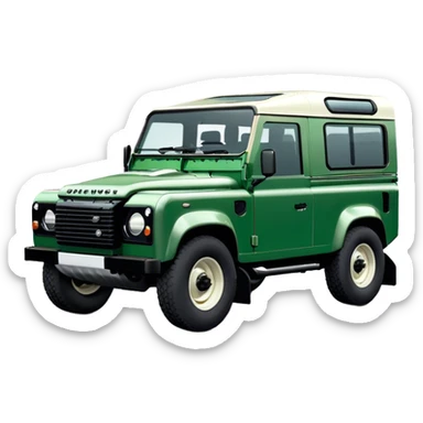 Land Rover Defender - Land Rover (Model Year: 2022) (Iconic colour: Green) sticker