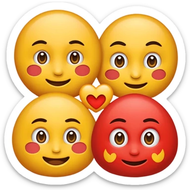 Сердечко с буквами внутри sticker