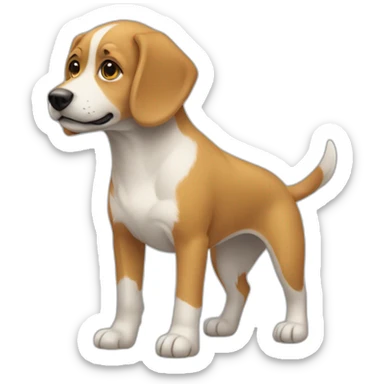 Un chien handicapé  sticker