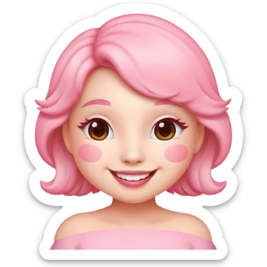 cute pink coquette ios emoji sticker