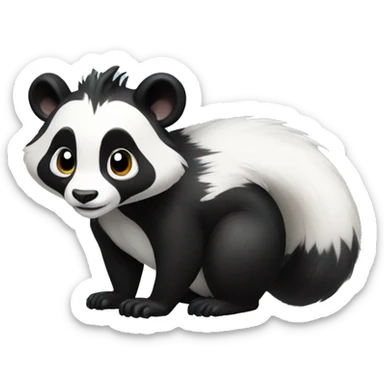skunk-panda-hybrid full body sticker