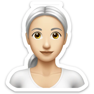 White skin pilates reformer sticker