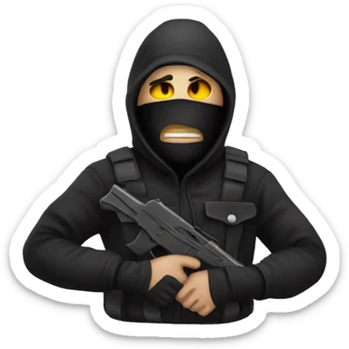 robber emoji sticker