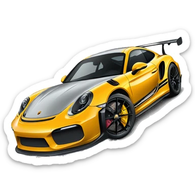 Porsche GT4RS sticker