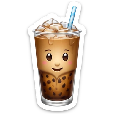 iced coffee sticker