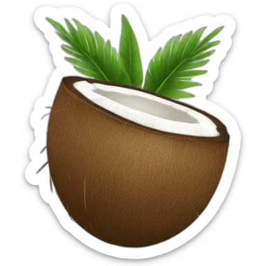 Coconut sticker