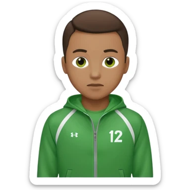 Player 124 from squid game season 3 sticker