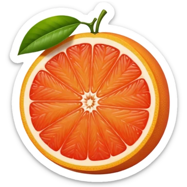 Grapefruit sticker