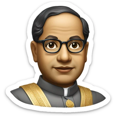 Dr Bhimrao Ambedkar Buddh Bhagwan photo sticker