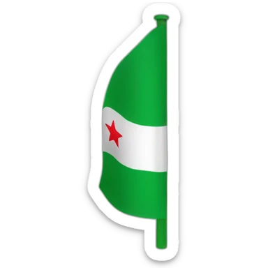 Syrian green flag sticker