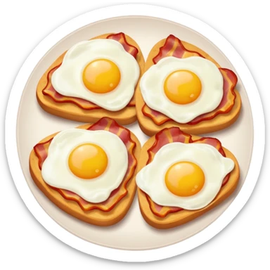 Eggs bacon sticker
