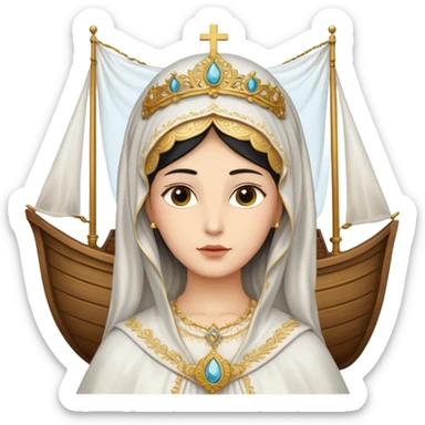 virgen de los marinos sticker