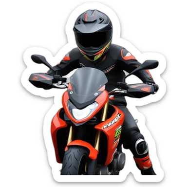 supermoto sticker
