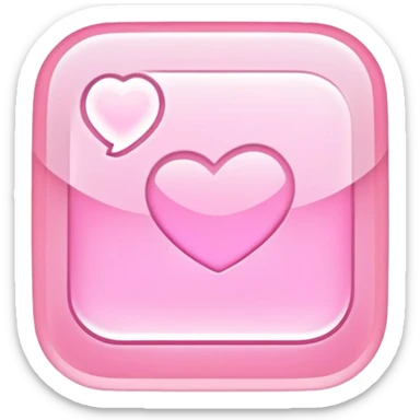 Light pink text messages sticker