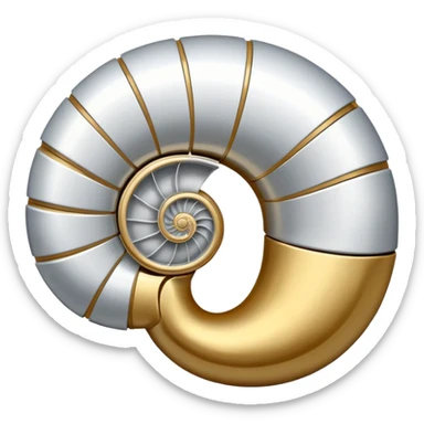 White Lincoln nautilus sticker