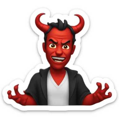 Devil sticker