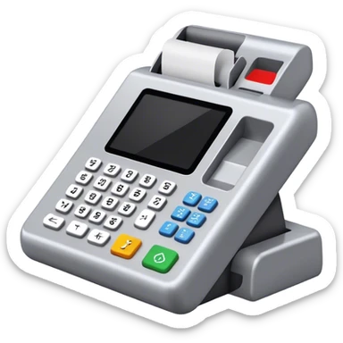 payment processing terminal sticker