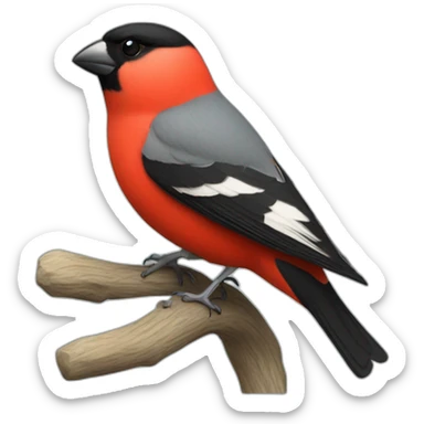 rock bullfinch sticker