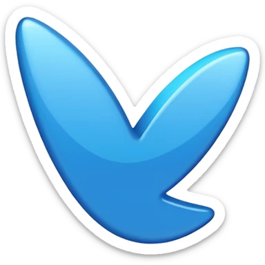 Create a blue checkmark for the nickname, do 1 in 1 as in tiktok sticker