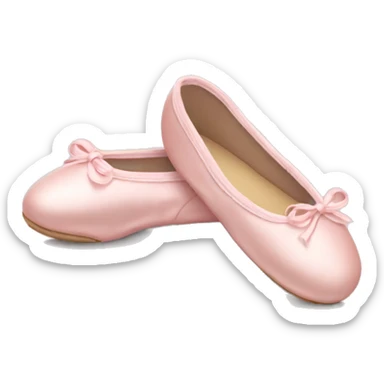 Pale pink ballet shoes sticker
