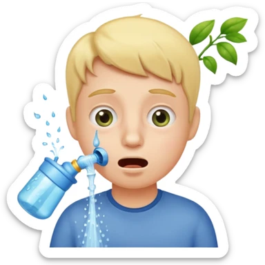 Make a person burping sticker