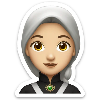 circassian girl sticker
