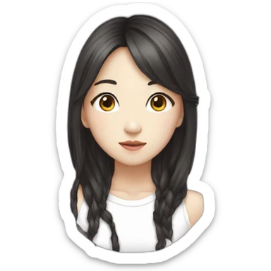 kpop idle girl sticker